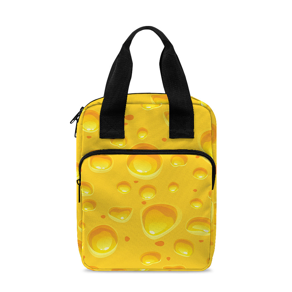 Yellow Cheese Print Bible Tote Bag
