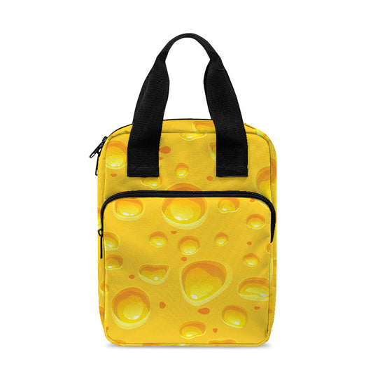 Yellow Cheese Print Bible Tote Bag