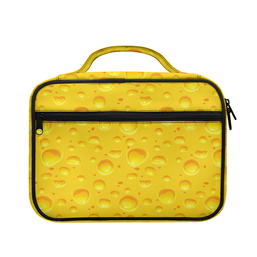Yellow Cheese Print Briefcase Bible Bag