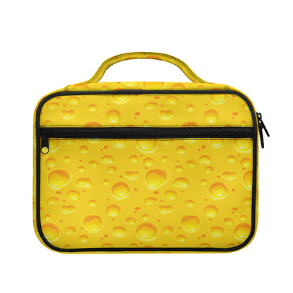 Yellow Cheese Print Briefcase Bible Bag