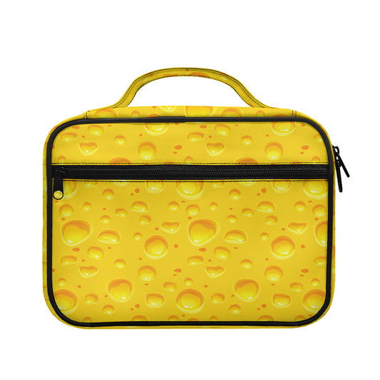 Yellow Cheese Print Briefcase Bible Bag