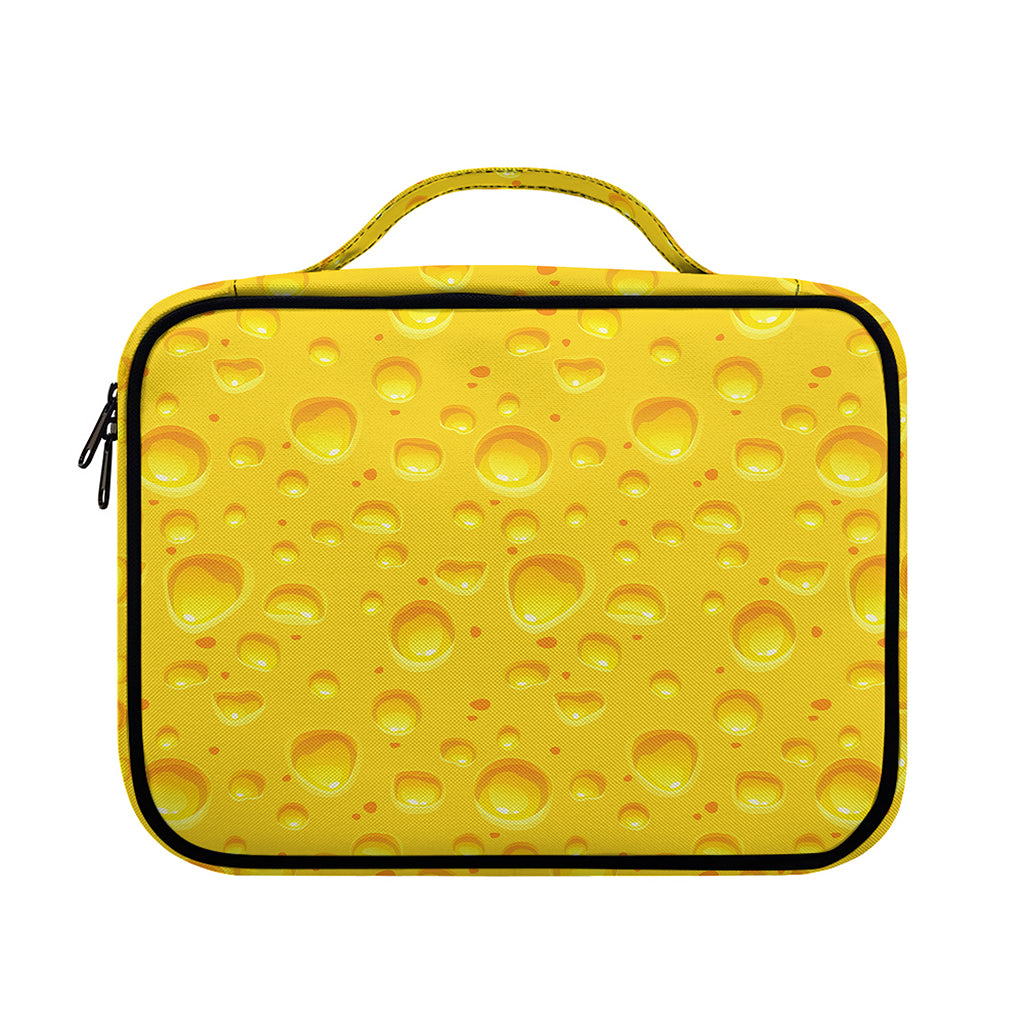 Yellow Cheese Print Briefcase Bible Bag