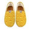 Yellow Cheese Print Casual Shoes