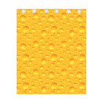 Yellow Cheese Print Curtain