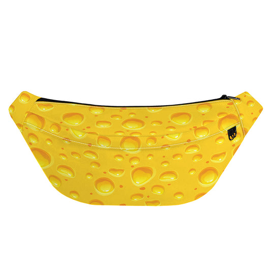 Yellow Cheese Print Fanny Pack