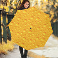 Yellow Cheese Print Foldable Umbrella