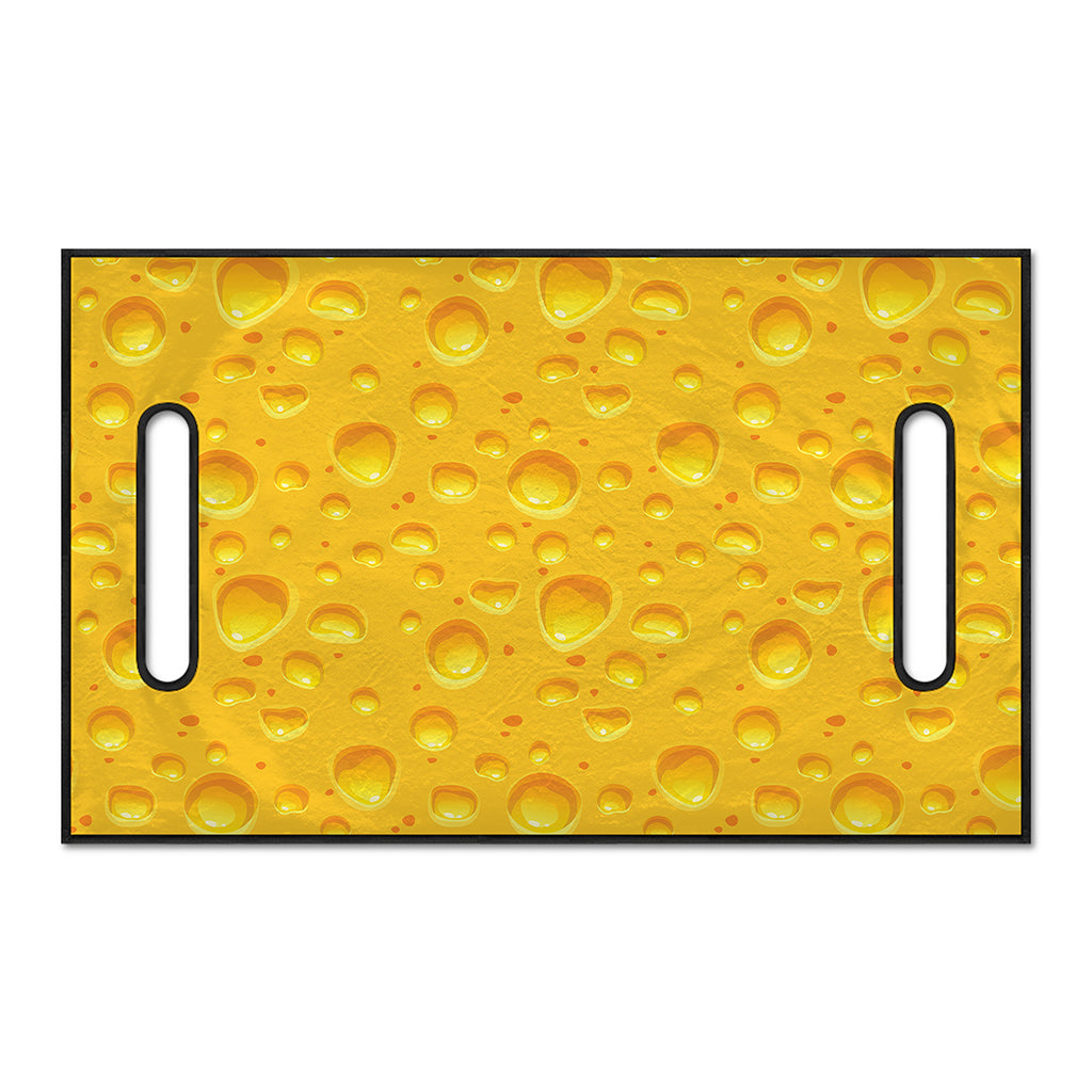 Yellow Cheese Print Golf Cart Seat Cover