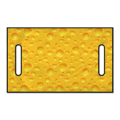 Yellow Cheese Print Golf Cart Seat Cover