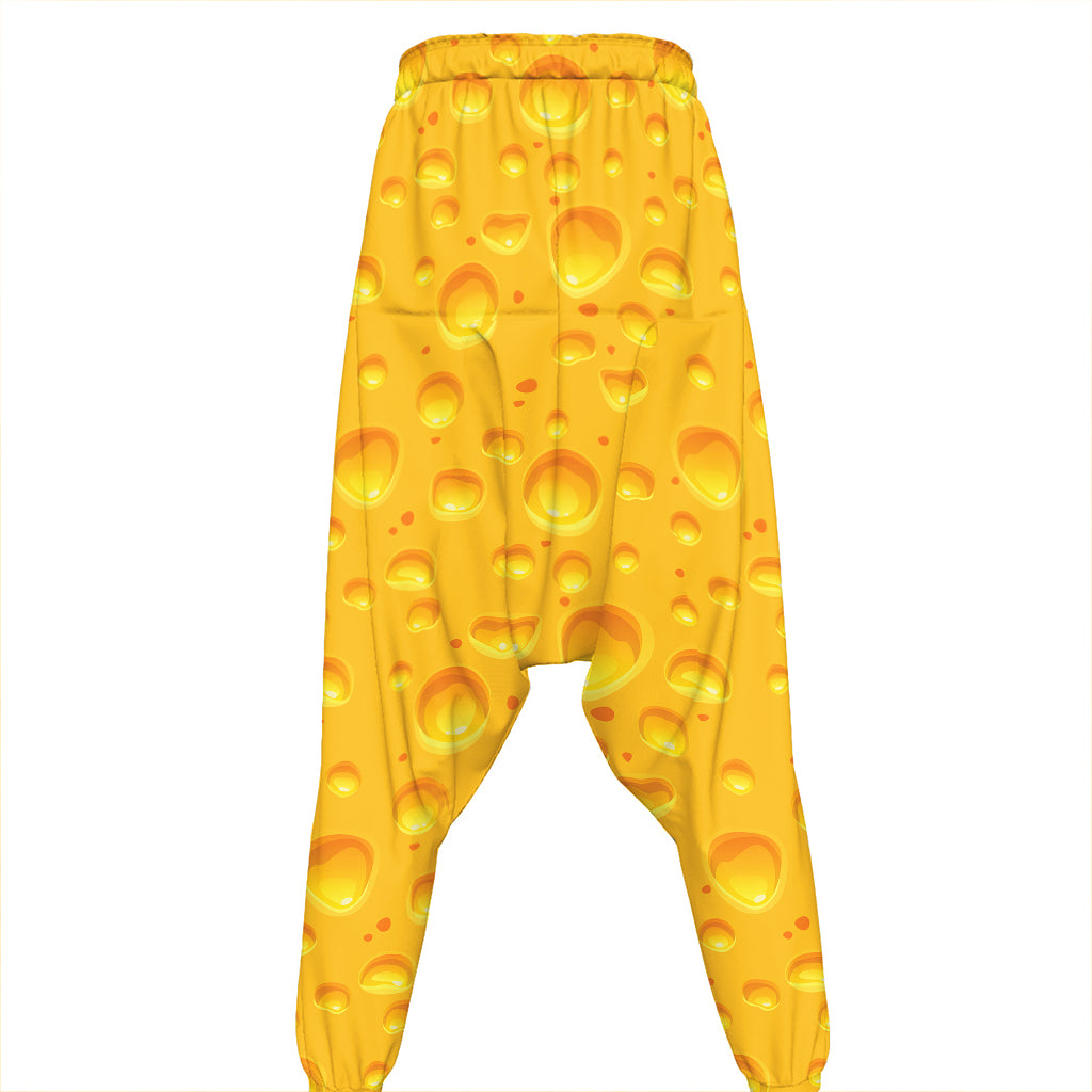 Yellow Cheese Print Hammer Pants