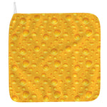 Yellow Cheese Print Hand Towel