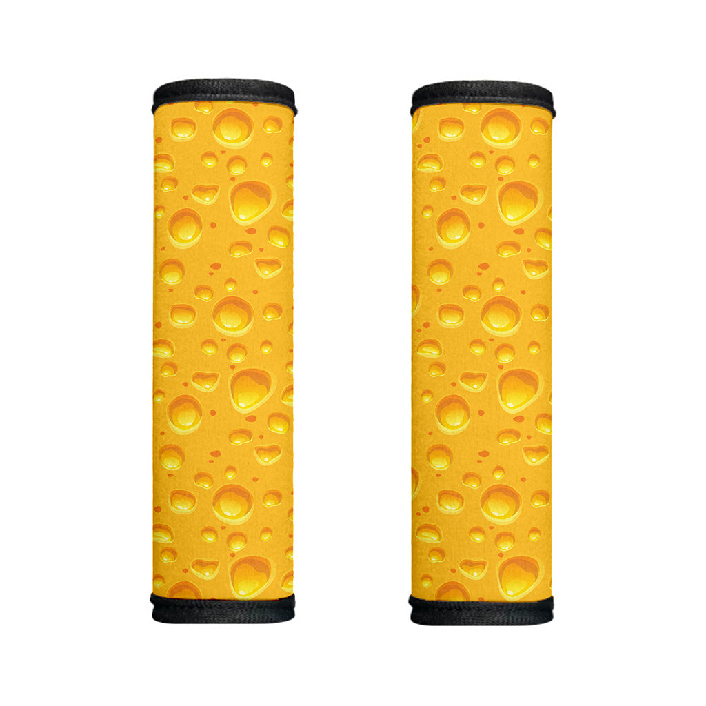 Yellow Cheese Print Handle Covers