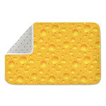 Yellow Cheese Print Indoor Door Mat