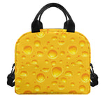 Yellow Cheese Print Insulated Lunch Bag