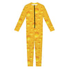 Yellow Cheese Print Jumpsuit