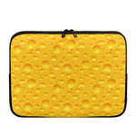 Yellow Cheese Print Laptop Sleeve