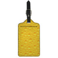 Yellow Cheese Print Luggage Tag