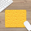 Yellow Cheese Print Mouse Pad