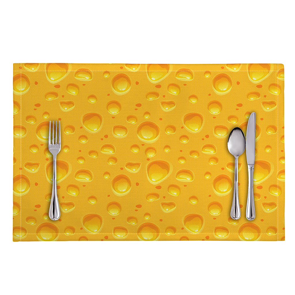 Yellow Cheese Print Placemat