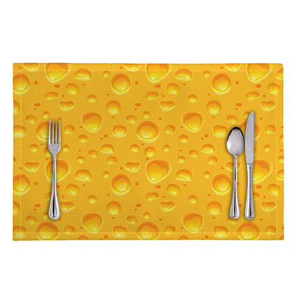 Yellow Cheese Print Placemat