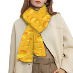 Yellow Cheese Print Scarf
