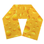 Yellow Cheese Print Scarf