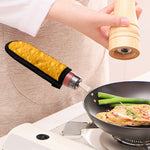 Yellow Cheese Print Skillet Handle Cover