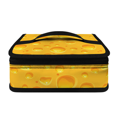 Yellow Cheese Print Small Lunch Bag