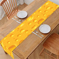 Yellow Cheese Print Table Runner