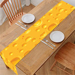 Yellow Cheese Print Table Runner