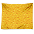 Yellow Cheese Print Tapestry