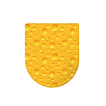 Yellow Cheese Print Toilet Lid Cover