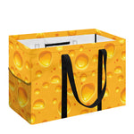 Yellow Cheese Print Utility Tote Bag