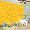 Yellow Cheese Print Wall Sticker