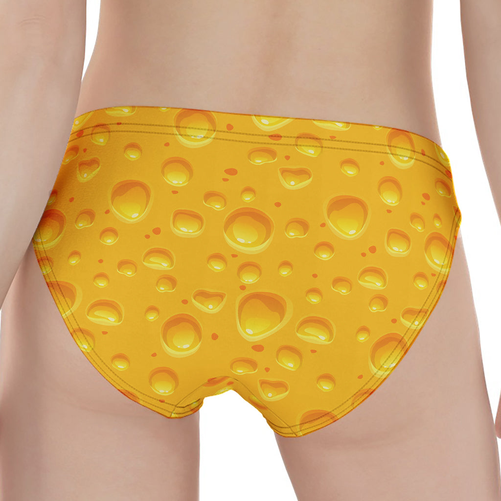 Yellow Cheese Print Women's Panties