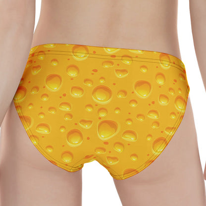 Yellow Cheese Print Women's Panties