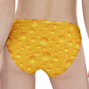 Yellow Cheese Print Women's Panties