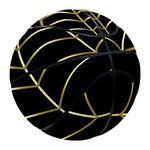 Yellow Cobweb Print Basketball