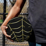 Yellow Cobweb Print Basketball
