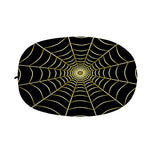 Yellow Cobweb Print Car Side Mirror Covers