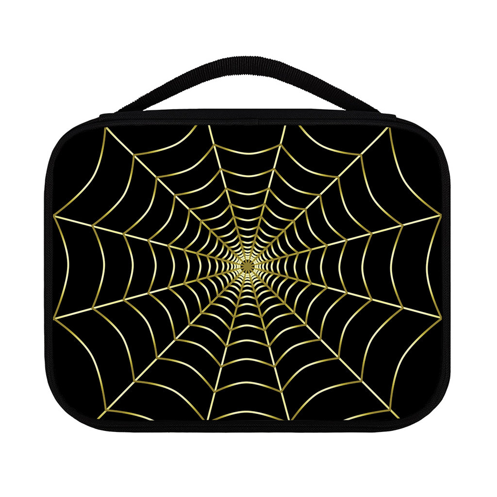 Yellow Cobweb Print Classic Bible Case