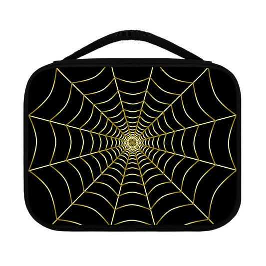 Yellow Cobweb Print Classic Bible Case
