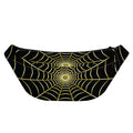 Yellow Cobweb Print Fanny Pack