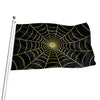 Yellow Cobweb Print Flag