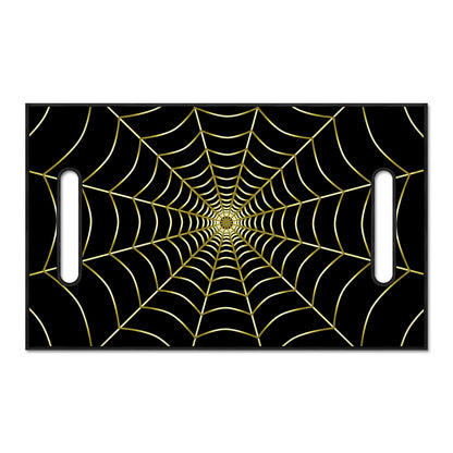 Yellow Cobweb Print Golf Cart Seat Cover