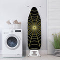 Yellow Cobweb Print Ironing Board Cover