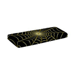 Yellow Cobweb Print Piano Keyboard Cover