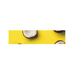 Yellow Coconut Pattern Print Bed Runner
