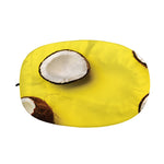 Yellow Coconut Pattern Print Car Side Mirror Covers