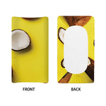Yellow Coconut Pattern Print Changing Pad Cover