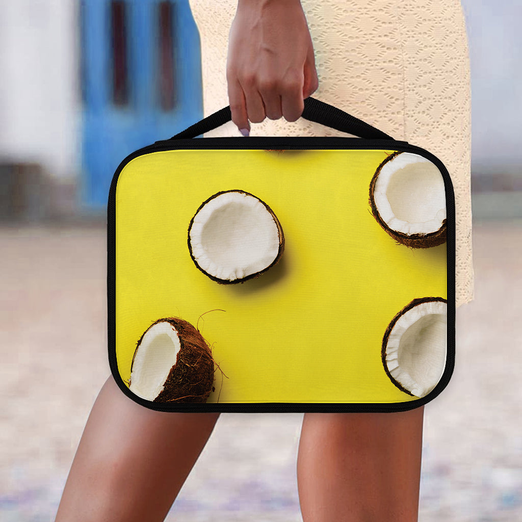 Yellow Coconut Pattern Print Classic Bible Case